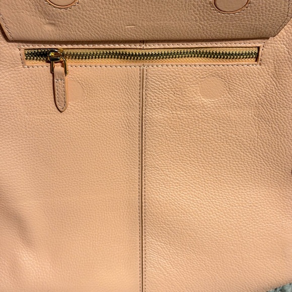 Elizabeth Laine Studded Leather Crossbody / Shoulder Bag – Blush Pink main image 5